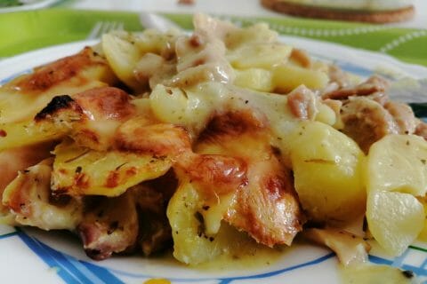 Cliquez pour zoomer ! Gratin d’andouillettes Thermomix par tartinepouki