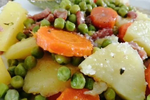 Cliquez pour zoomer ! Jardinière de légumes aux lardons Thermomix par tartinepouki