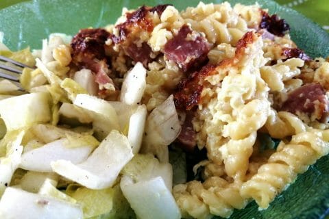 Cliquez pour zoomer ! Gratin de fusilli au jambon Thermomix par tartinepouki