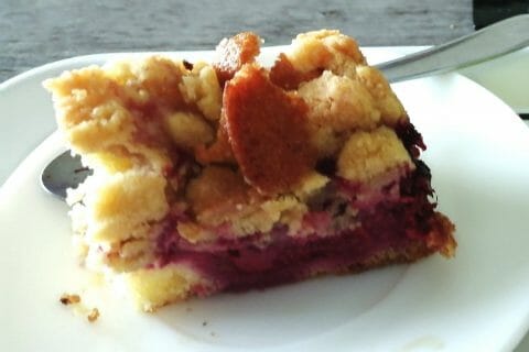 Cliquez pour zoomer ! Crumb cake framboises Thermomix par tartinepouki