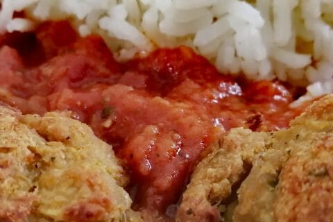 Cliquez pour zoomer ! Boulettes d’aubergines aux pois chiches Thermomix par tartinepouki