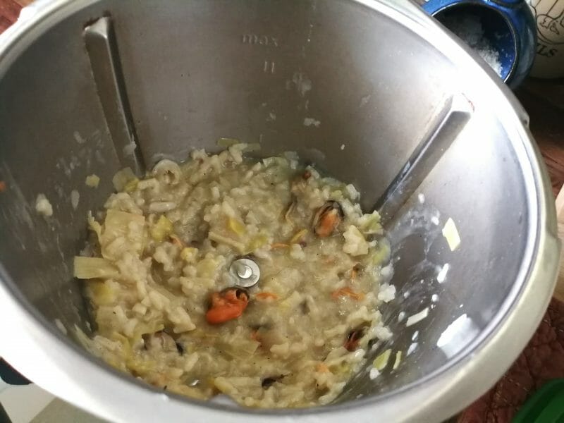 Cliquez pour zoomer ! Risotto aux fruits de mer Thermomix par tartinepouki