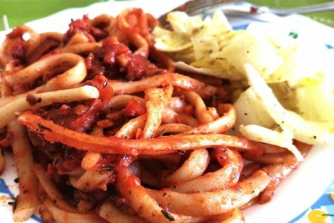 Cliquez pour zoomer ! Penne au chorizo Thermomix par tartinepouki