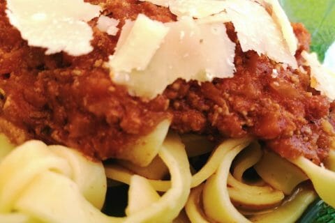 Cliquez pour zoomer ! Spaghettis bolognaise Thermomix par tartinepouki