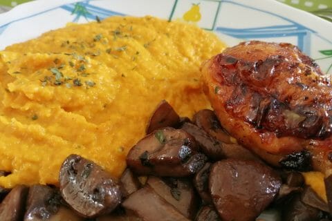 Cliquez pour zoomer ! Purée de pommes de terre et patates douces Thermomix par tartinepouki