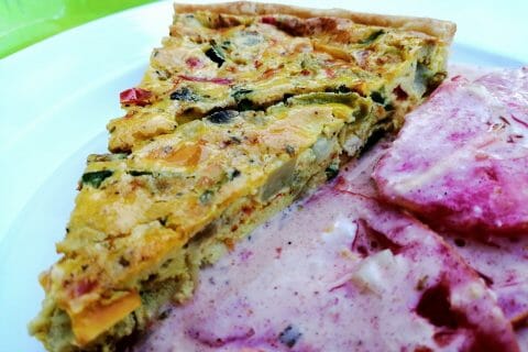 Cliquez pour zoomer ! Tarte salée aux légumes d’été Thermomix par tartinepouki