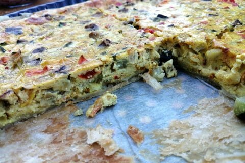 Cliquez pour zoomer ! Tarte salée aux légumes d’été Thermomix par tartinepouki