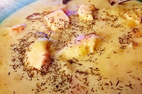 Cliquez pour zoomer ! Soupe de saumon à la finlandaise Thermomix par tartinepouki