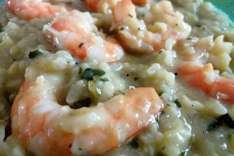 Cliquez pour zoomer ! Risotto crevettes et curry Thermomix par tartinepouki