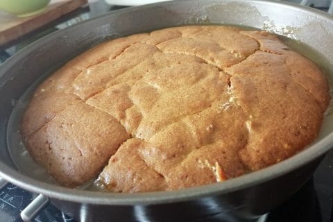 Cliquez pour zoomer ! Cobbler à la rhubarbe Thermomix par tartinepouki