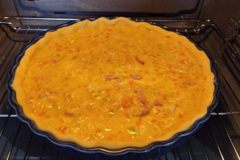 Cliquez pour zoomer ! Tarte courgettes et carottes Thermomix par davetaudrey
