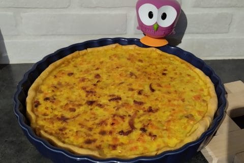 Cliquez pour zoomer ! Tarte courgettes et carottes Thermomix par davetaudrey