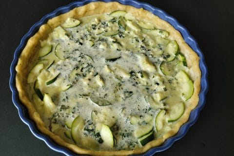 Cliquez pour zoomer ! Tarte aux courgettes et au pesto Thermomix par davetaudrey