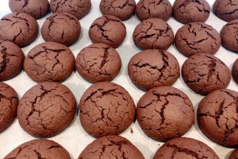 Cliquez pour zoomer ! Petits craquelés choco-menthe Thermomix par davetaudrey