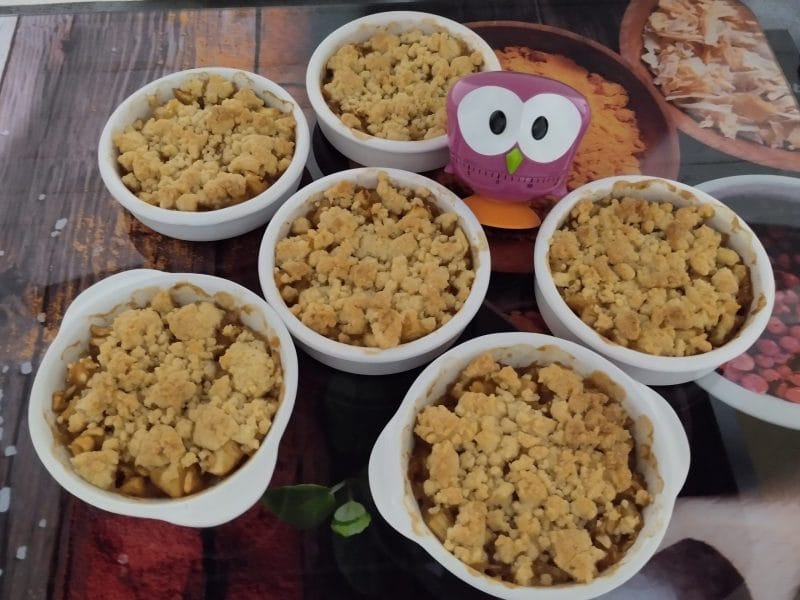 Cliquez pour zoomer ! Crumble aux Pommes Thermomix par davetaudrey