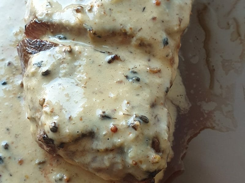 Cliquez pour zoomer ! Magret de canard sauce au poivre blanc Thermomix par havana06