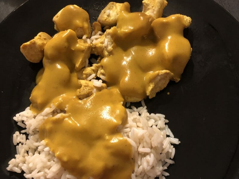 Cliquez pour zoomer ! Poulet coco aux 3 épices Thermomix par mimiuz