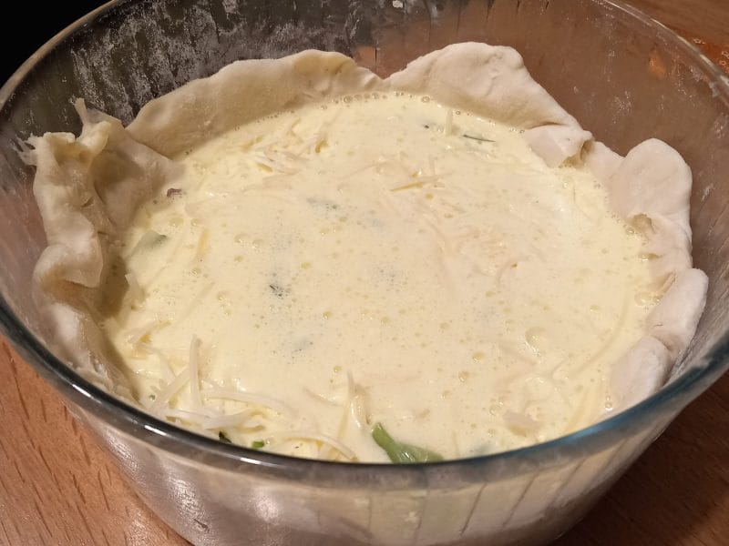 Cliquez pour zoomer ! Gâteau poireaux, lardons et fromage Thermomix par Dodielodie