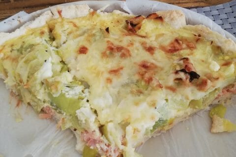 Cliquez pour zoomer ! Quiche Poireaux et Saumon Thermomix par Fannette