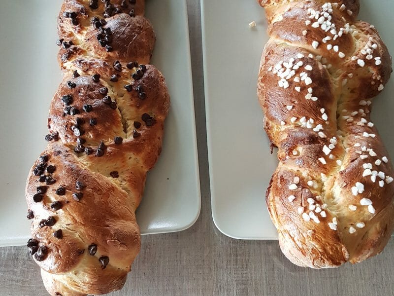 Cliquez pour zoomer ! Brioche tressée à la mie filante Thermomix par dina_1