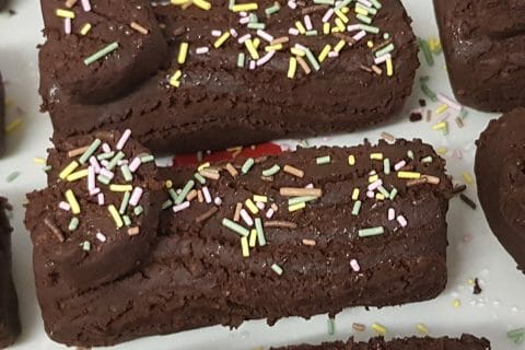 Cliquez pour zoomer ! Mini bûches express aux marrons au Thermomix