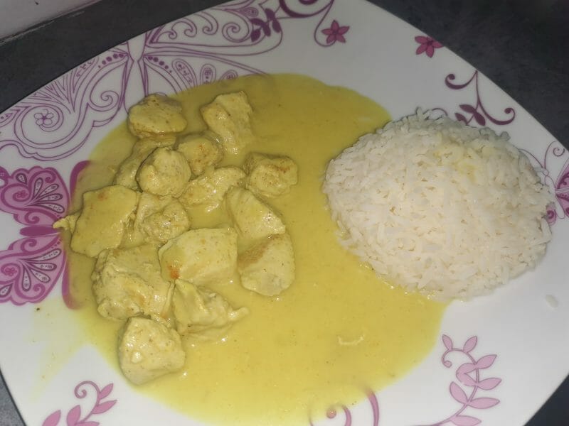 Cliquez pour zoomer ! Blancs de poulet sauce moutarde et curry Thermomix par sabribri12