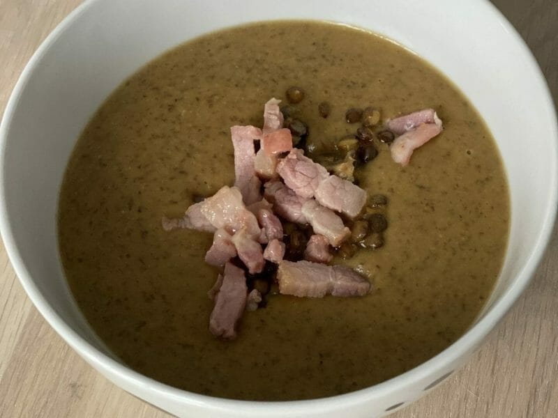 Cliquez pour zoomer ! Velouté de lentilles vertes Thermomix par ise25