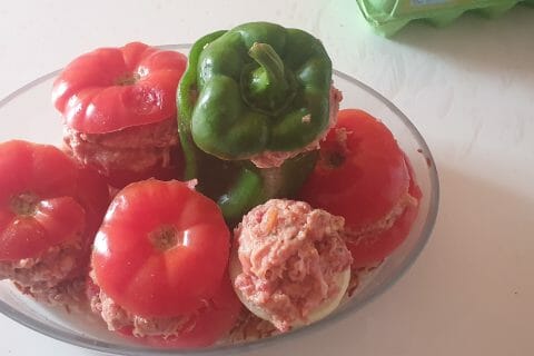 Cliquez pour zoomer ! Tomates farcies au Thermomix