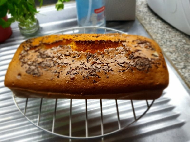 Cliquez pour zoomer ! Plum cake aux pépites de chocolat Thermomix par sandi11