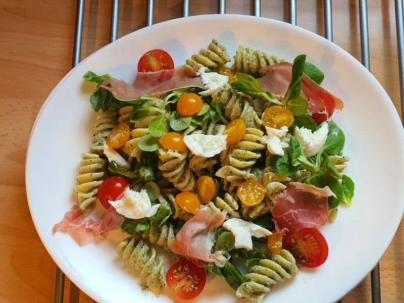 Cliquez pour zoomer ! Salade de penne à l’italienne Thermomix par martine_31