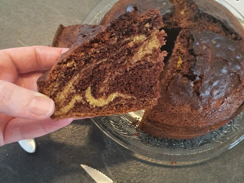 Cliquez pour zoomer ! Gâteau zébré Thermomix par carole_2807