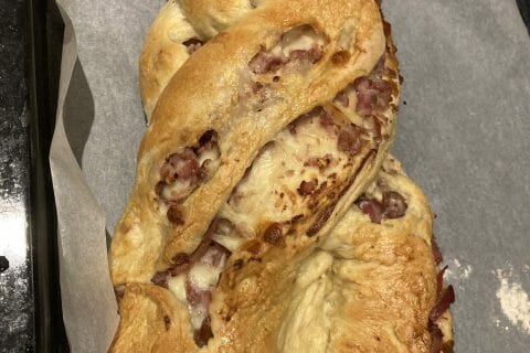 Cliquez pour zoomer ! Brioche salée jambon fromage Thermomix par lesnams