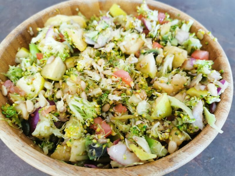 Cliquez pour zoomer ! Salade de brocolis Thermomix par melodie34