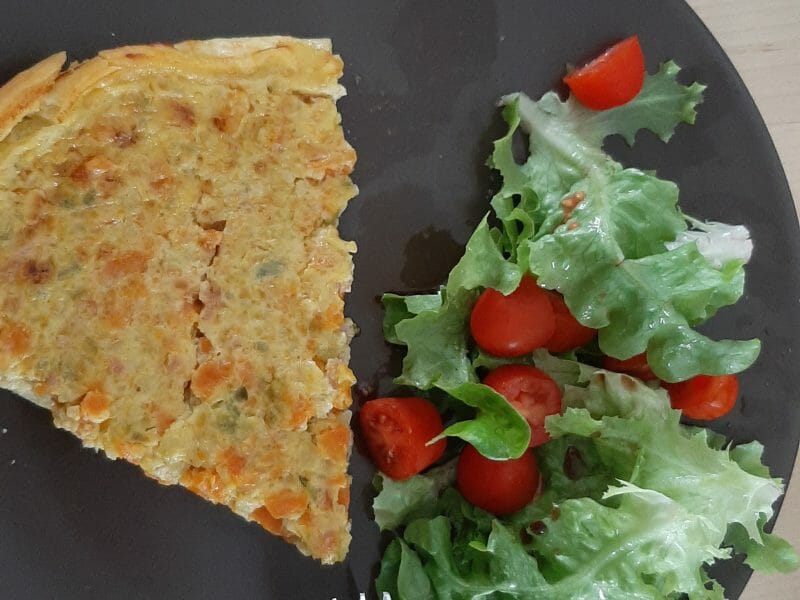 Cliquez pour zoomer ! Tarte courgettes et carottes Thermomix par Lauryne