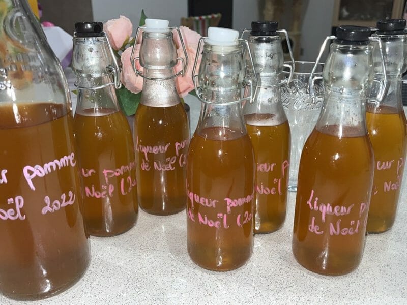 Liqueur de pommes au Thermomix Cookomix