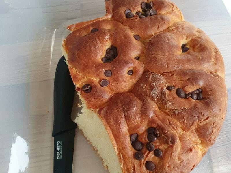 Cliquez pour zoomer ! Brioche tressée à la mie filante Thermomix par aleksanne