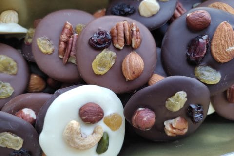 Cliquez pour zoomer ! Mendiants au chocolat Thermomix par podi