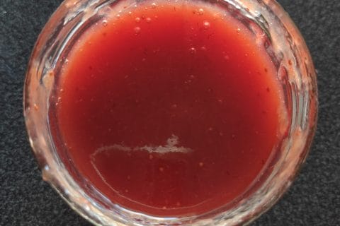 Cliquez pour zoomer ! Confiture fraise rhubarbe Thermomix par podi