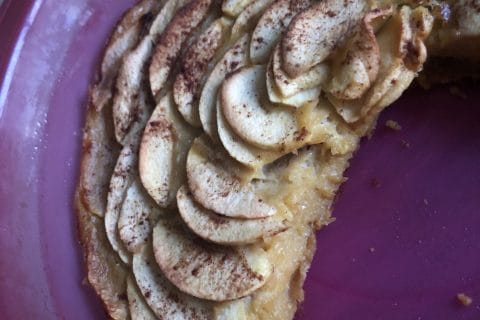 Cliquez pour zoomer ! Tarte aux pommes sans pâte Thermomix par majennys