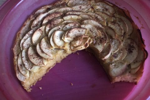 Cliquez pour zoomer ! Tarte aux pommes sans pâte Thermomix par majennys