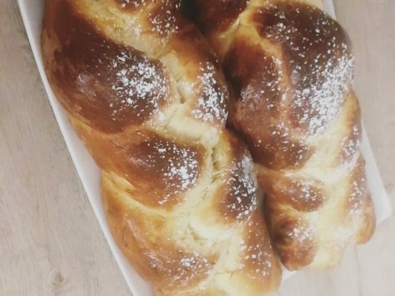 Cliquez pour zoomer ! Brioche tressée à la mie filante Thermomix par paupi