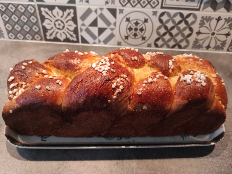 Cliquez pour zoomer ! Brioche tressée à la mie filante Thermomix par jerome85