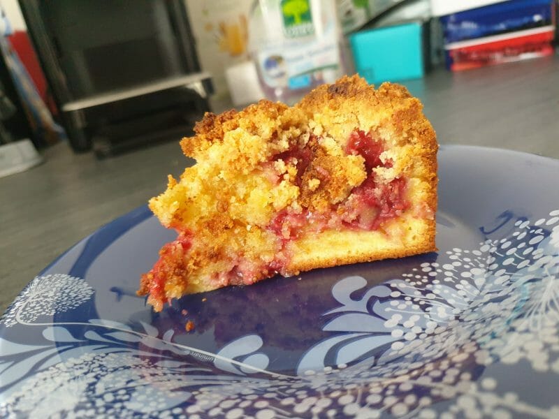 Cliquez pour zoomer ! Crumb cake framboises Thermomix par neferatha