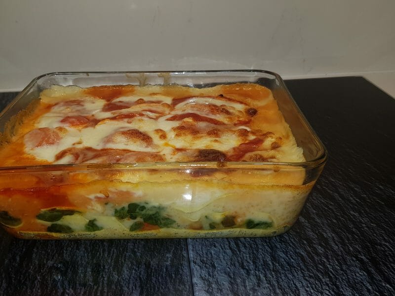 Cliquez pour zoomer ! Lasagnes épinards et chèvre Thermomix par nita19