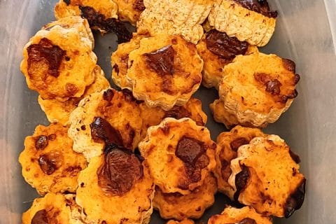Cliquez pour zoomer ! Mini cannelés chorizo comté Thermomix par Cha83