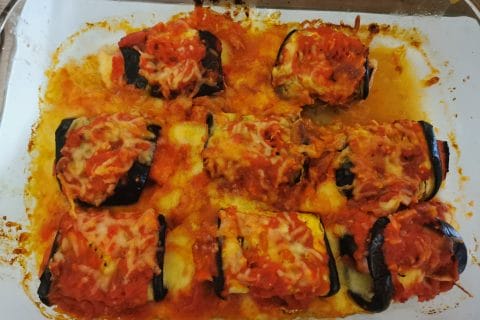 Cliquez pour zoomer ! Roulés d’aubergines au jambon Thermomix par Sab