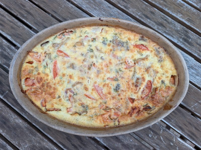 Cliquez pour zoomer ! Clafoutis courgettes et feta Thermomix par duchessea