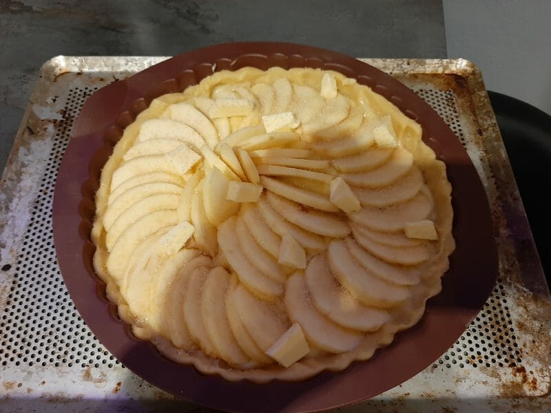Cliquez pour zoomer ! Tarte aux pommes alsacienne Thermomix par philippe_65000