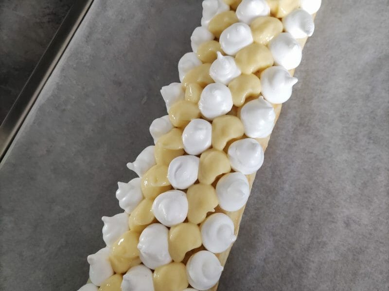 Cliquez pour zoomer ! Bûche au citron meringuée Thermomix par alexandra_33