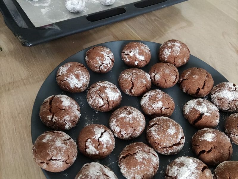 Cliquez pour zoomer ! Craquelés au chocolat Thermomix par alexandra_33